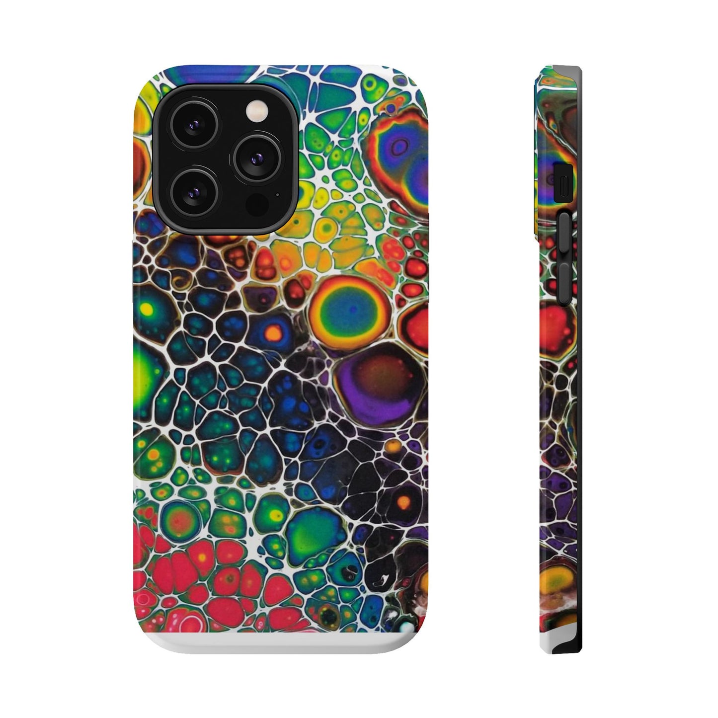 Rainbow Bubbles - iPhone Magnetic Tough Cases