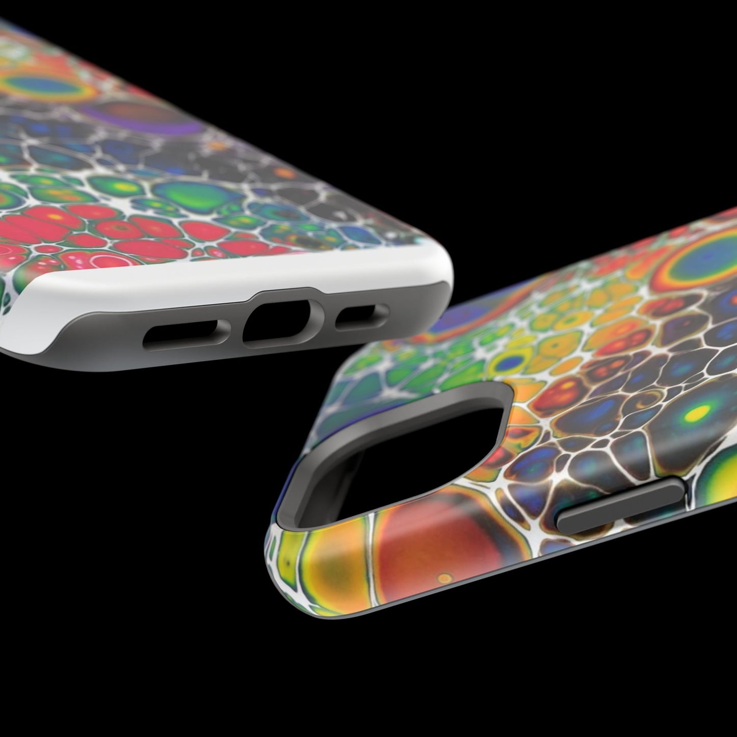 Rainbow Bubbles - iPhone Magnetic Tough Cases