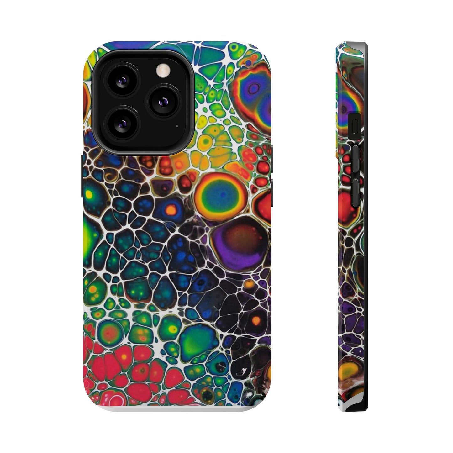 Rainbow Bubbles - iPhone Magnetic Tough Cases