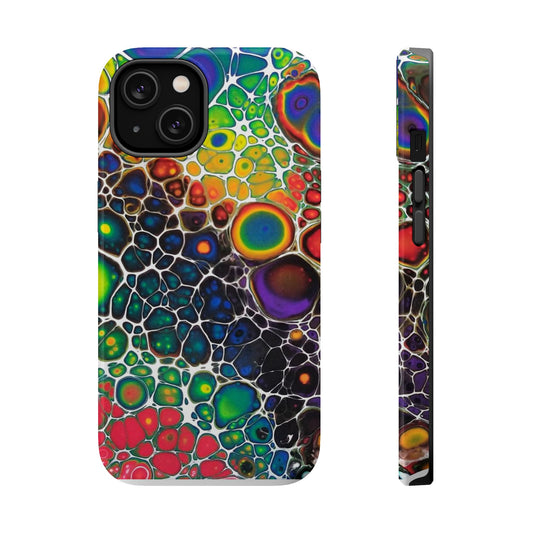 Rainbow Bubbles - iPhone Magnetic Tough Cases