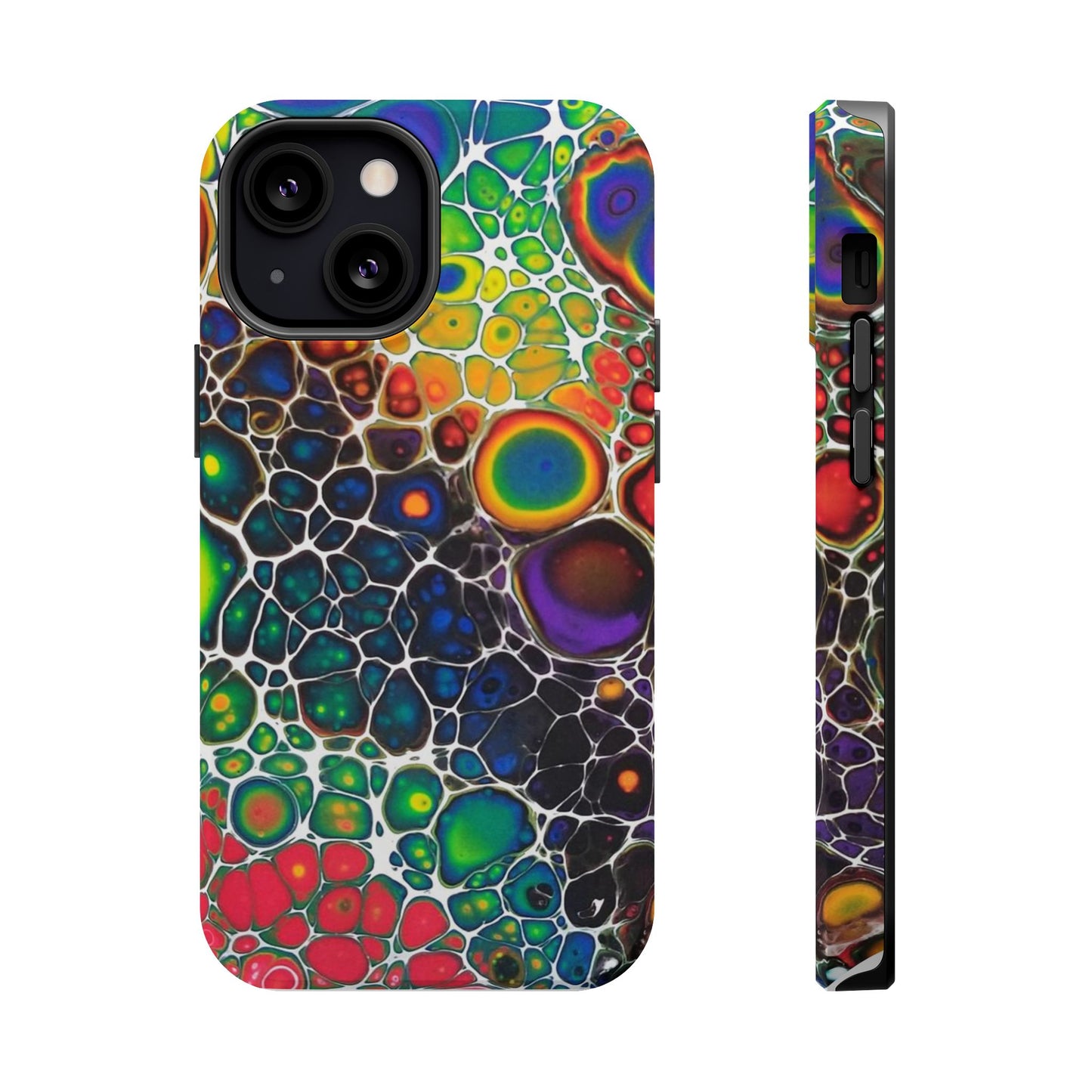 Rainbow Bubbles - iPhone Magnetic Tough Cases