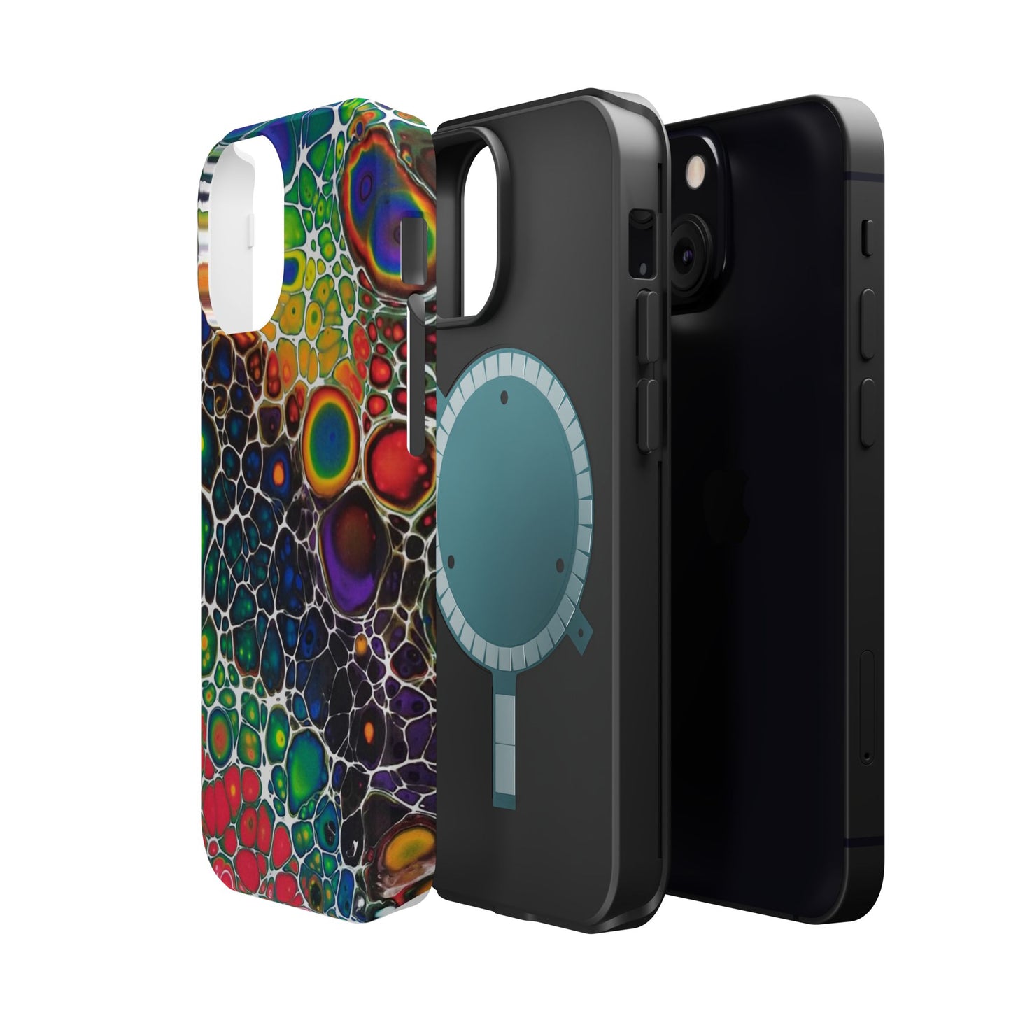 Rainbow Bubbles - iPhone Magnetic Tough Cases