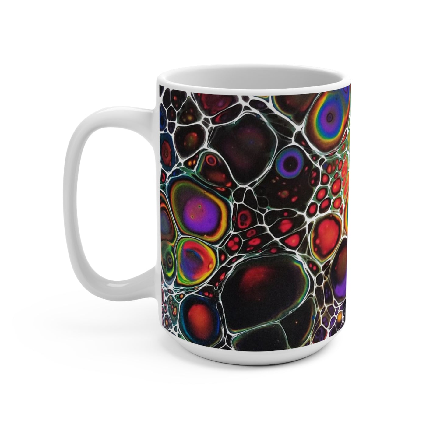 Mug 15oz - Rainbow Bubbles