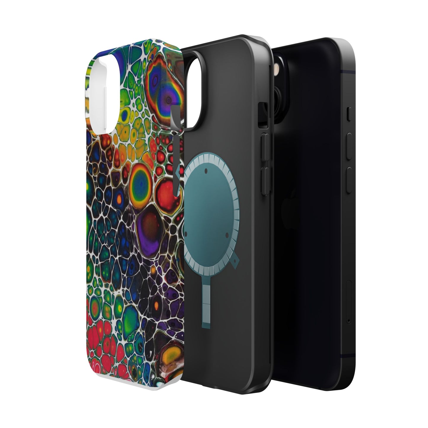 Rainbow Bubbles - iPhone Magnetic Tough Cases