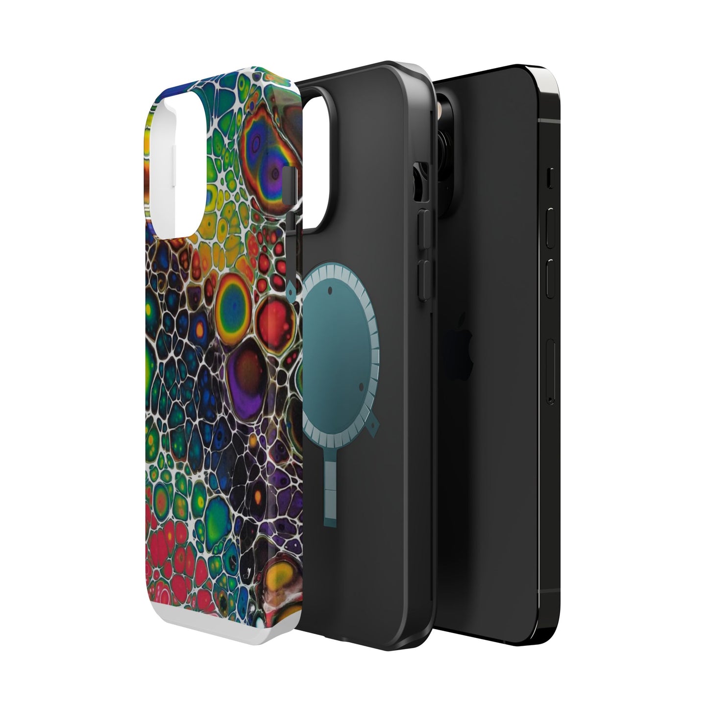 Rainbow Bubbles - iPhone Magnetic Tough Cases