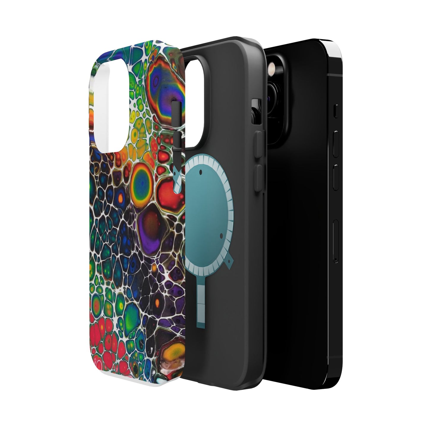 Rainbow Bubbles - iPhone Magnetic Tough Cases