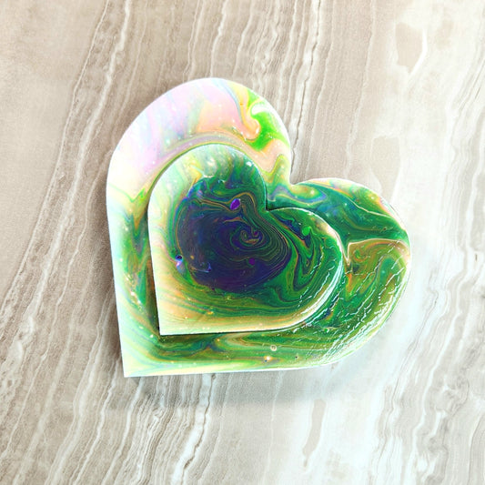 Leprechaun Heart - Wooden Painted Heart Decor Wall Art