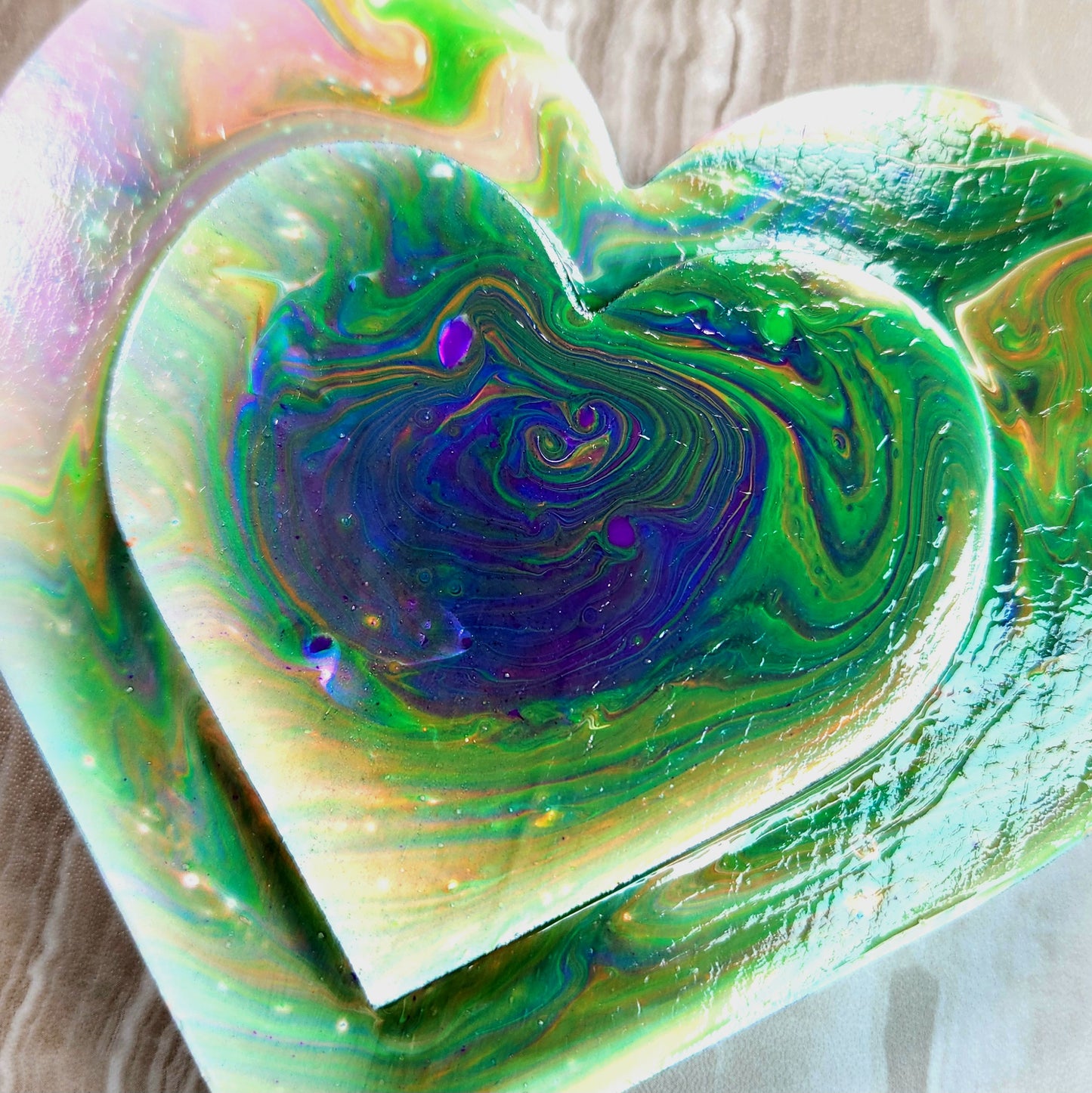 Leprechaun Heart - Wooden Painted Heart Decor Wall Art