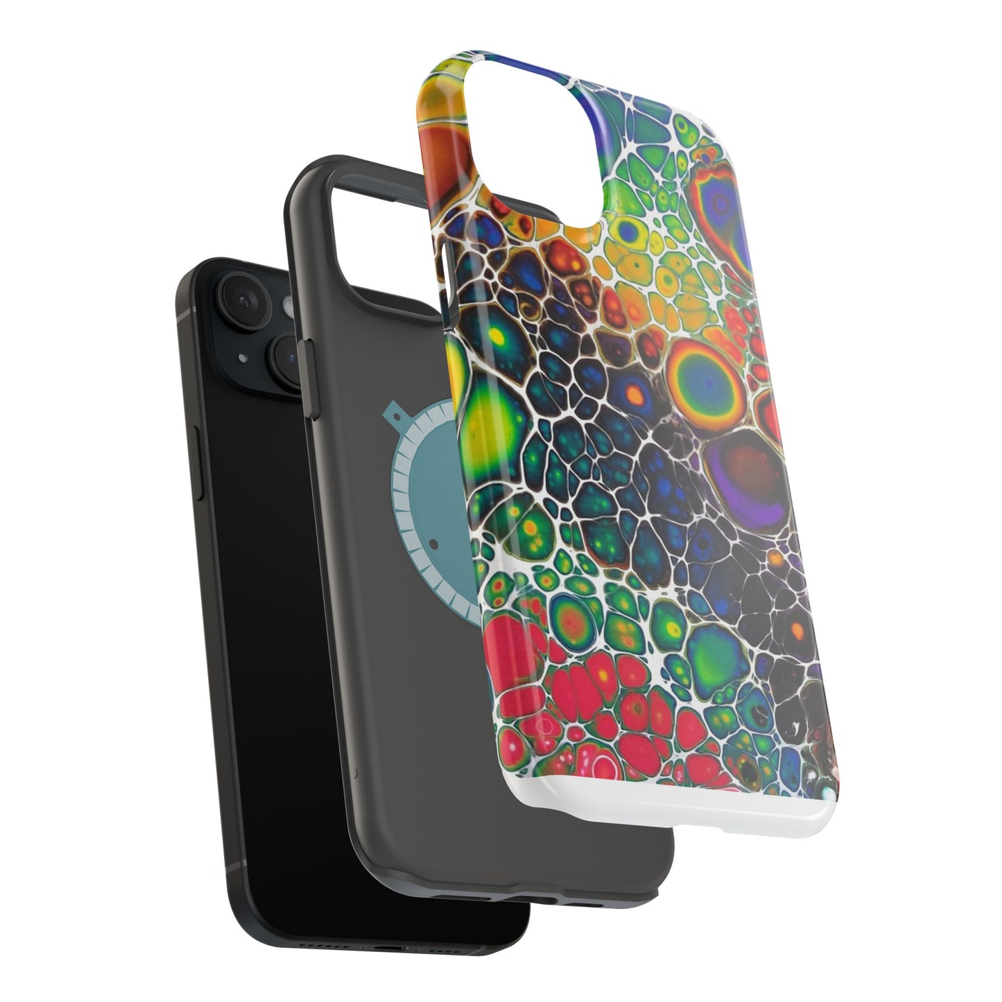 Rainbow Bubbles - iPhone Magnetic Tough Cases