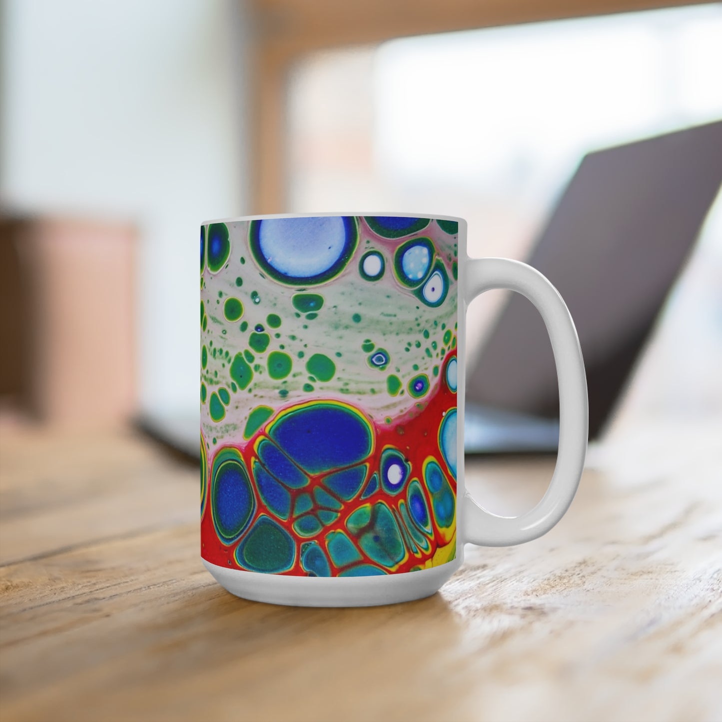 Mug 15oz - Bubbling Rainbows