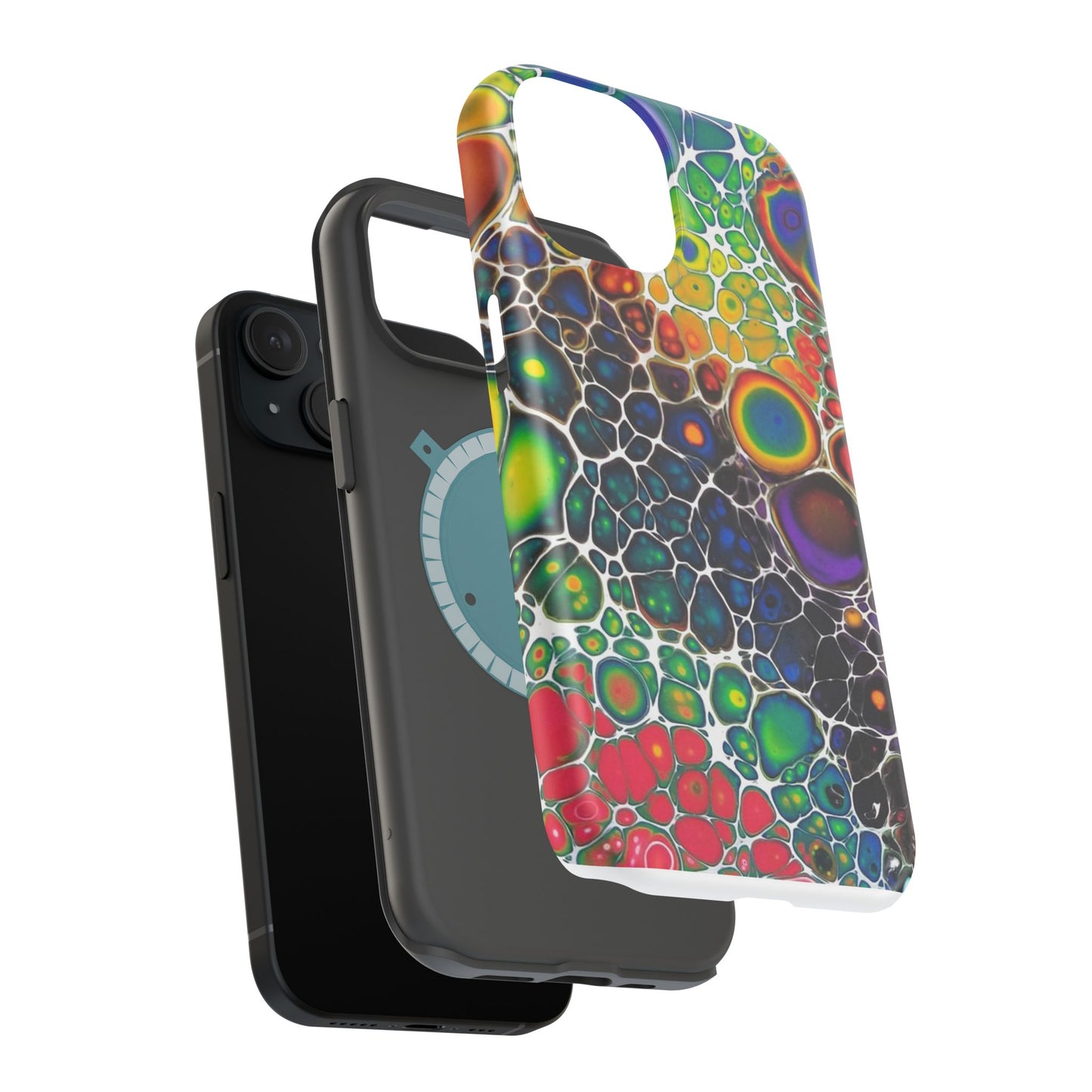 Rainbow Bubbles - iPhone Magnetic Tough Cases