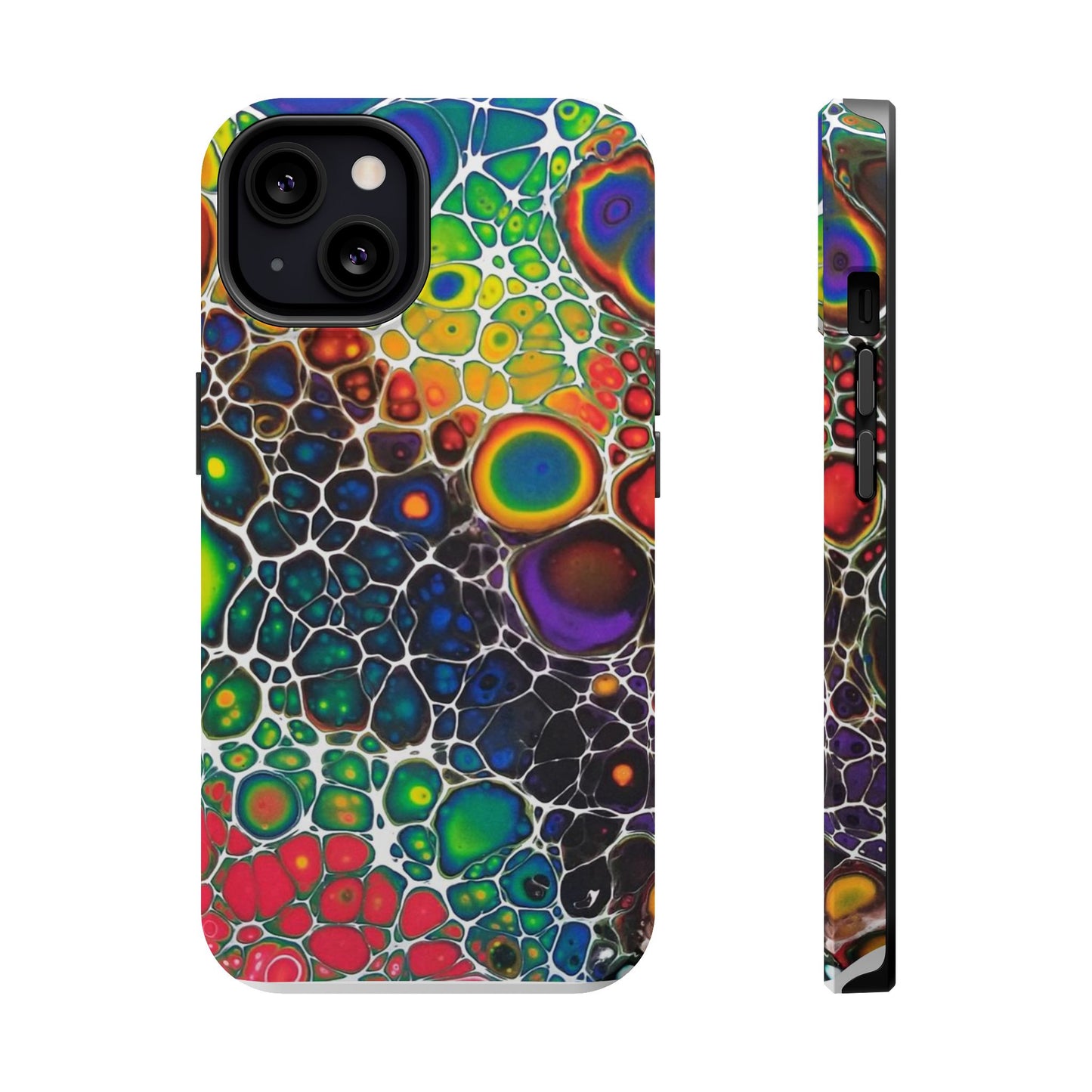 Rainbow Bubbles - iPhone Magnetic Tough Cases