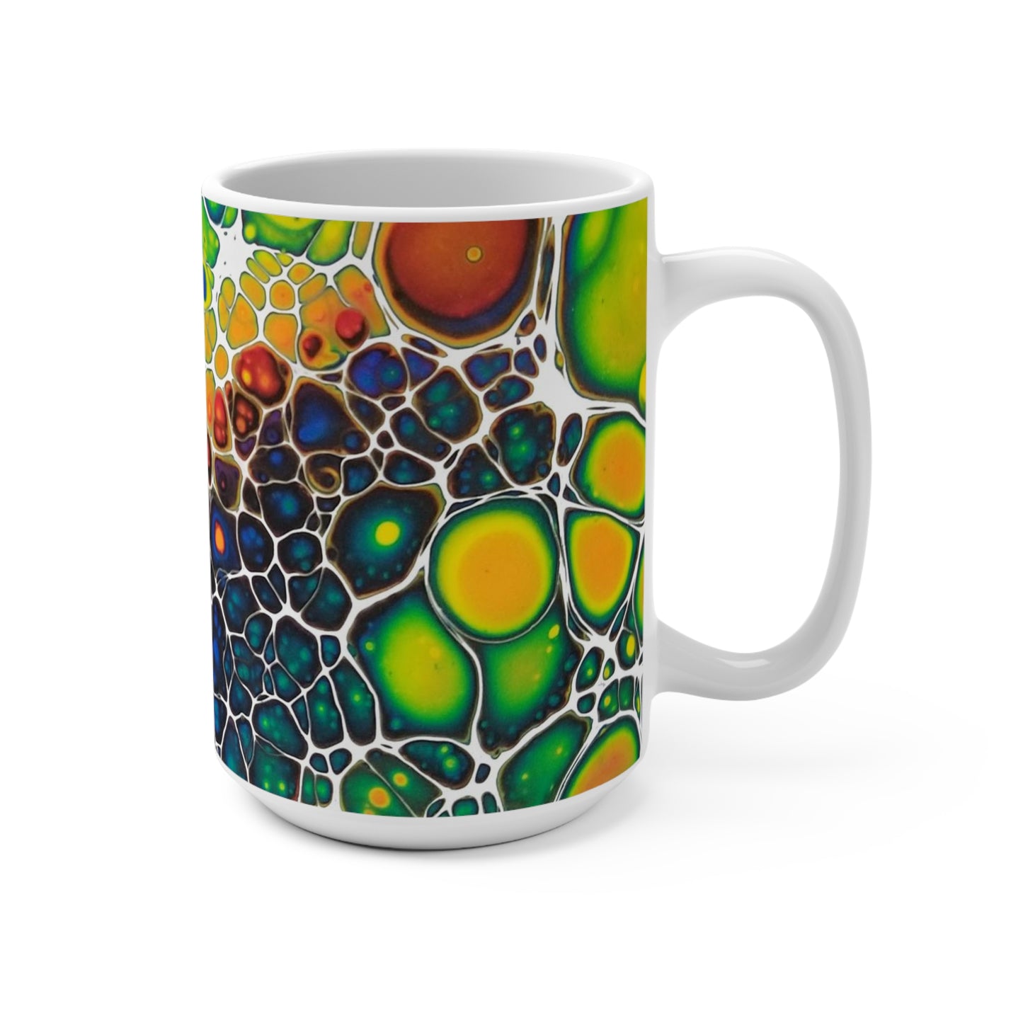 Mug 15oz - Rainbow Bubbles