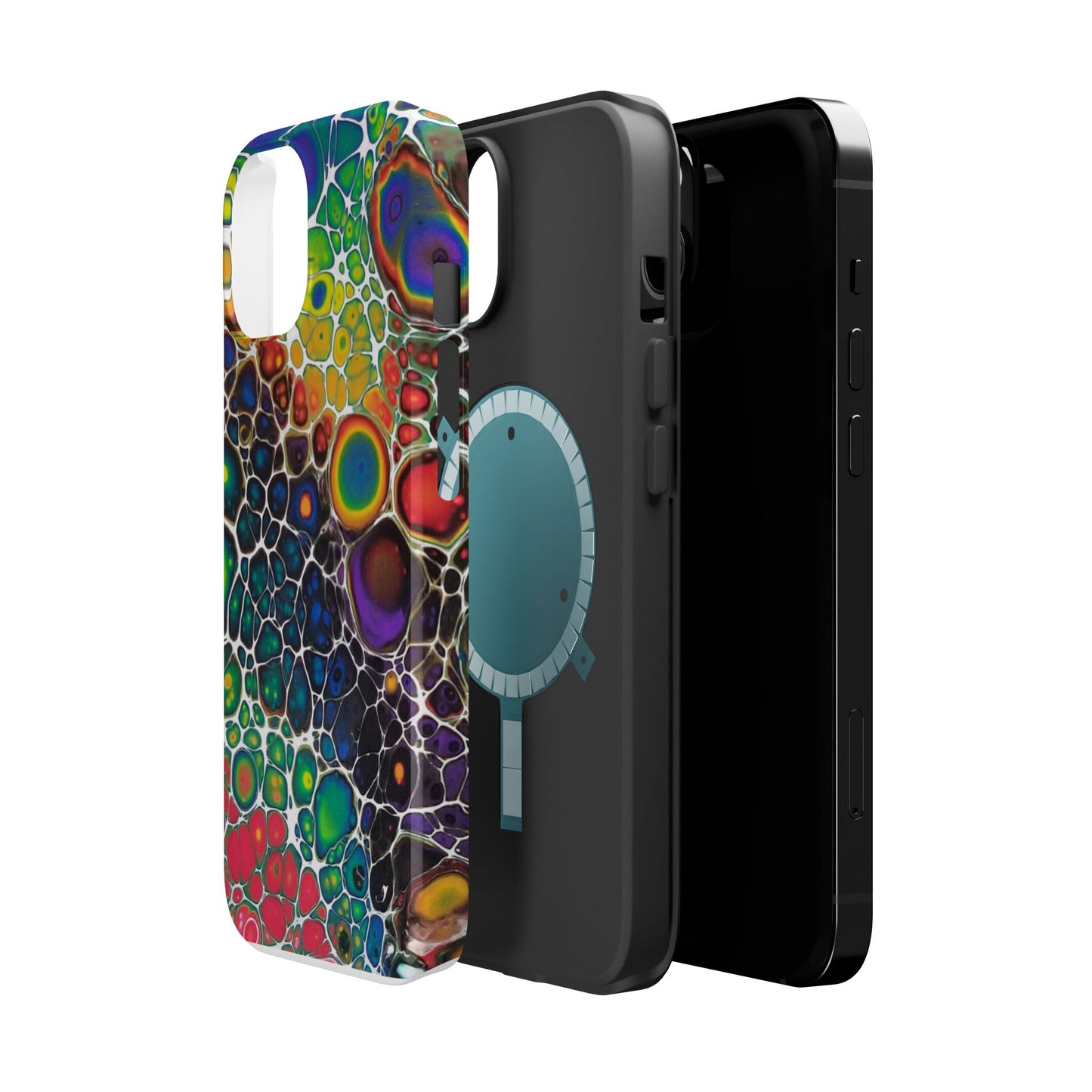 Rainbow Bubbles - iPhone Magnetic Tough Cases